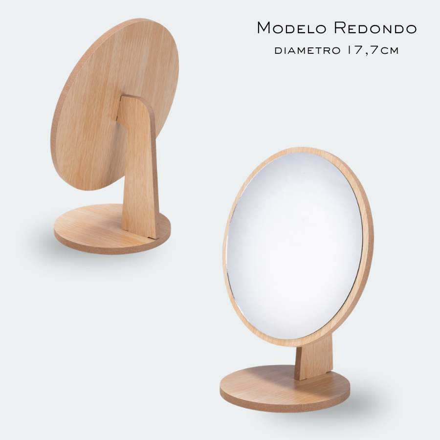 Espelho de Mesa Hiddra | Redondo