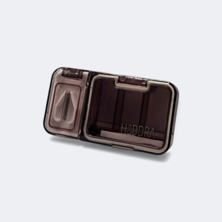Porta Comprimidos 3 in 1 com Cortador e Macerador | Rosa