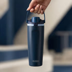 Garrafa Térmica 900ml com Alça e Tampa Antivazamento - H900 Azul