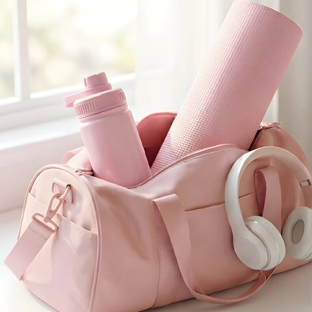 Garrafa Térmica Hiddra Perolada - 600ml Rosa Claro