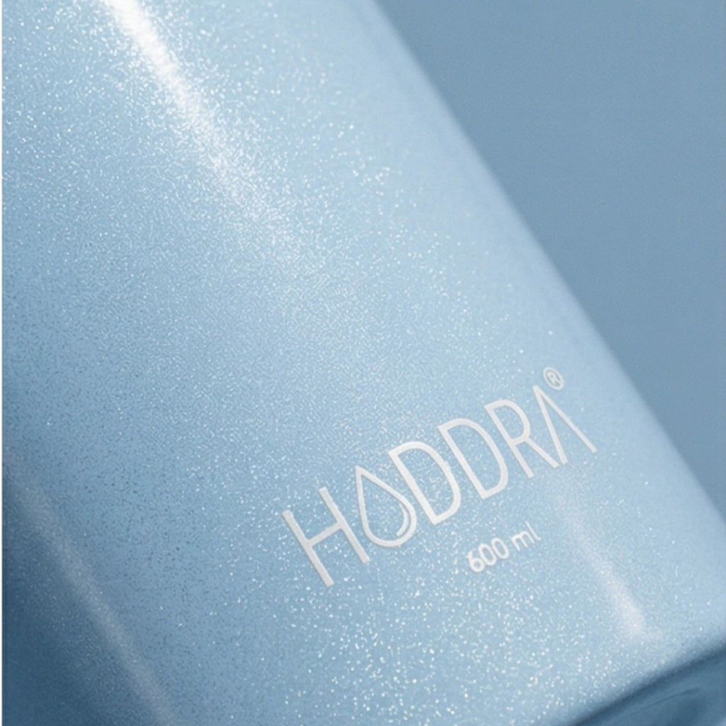 Garrafa Térmica Hiddra Perolada - 600ml Azul Claro