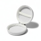 Case Redondo Estojo Organizador | Tamanho P - Branco