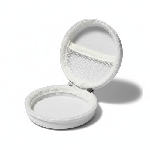 Case Redondo Estojo Organizador | Tamanho P - Branco