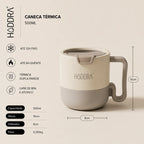 Copo Mug Térmico 500ml - Preto | Kit 10 unidades