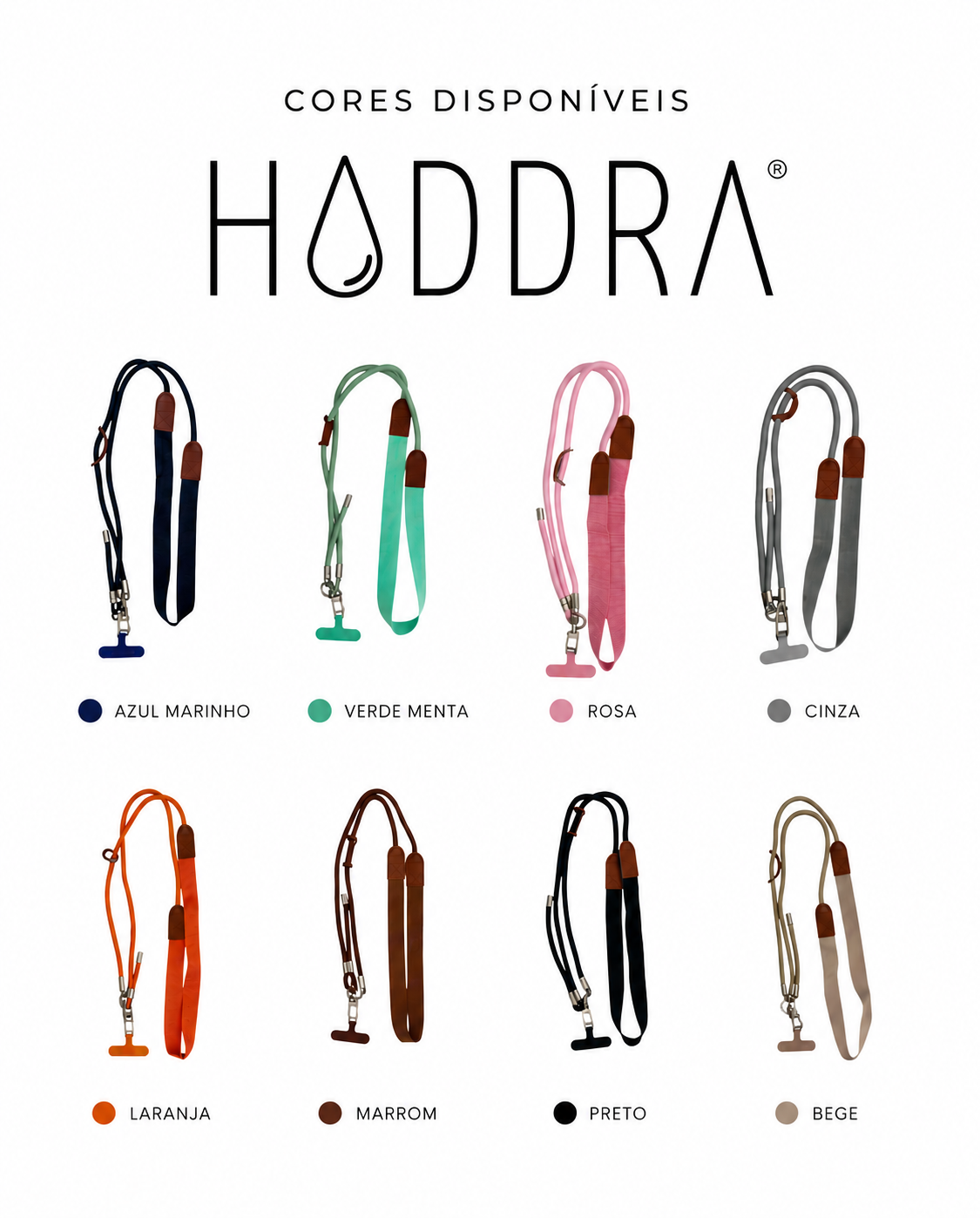Alças e Suportes para Celular e Garrafa - Hiddra Carry