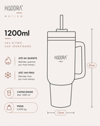 Copo Térmico Hiddra 1200ml - H520 Branco