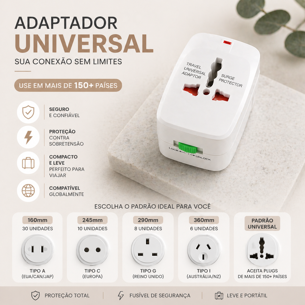 Adaptador de Tomada Universal