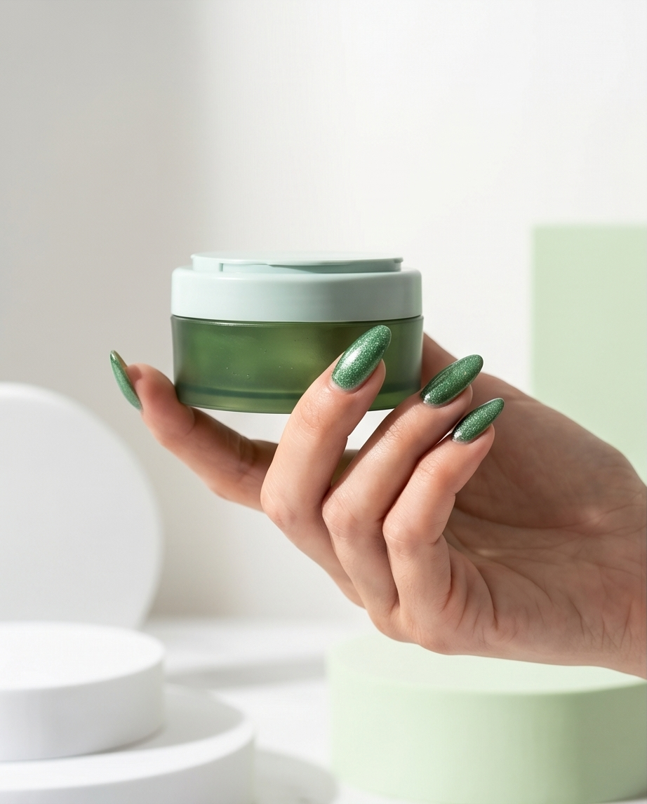 Coqueteleira com 2 Compartimentos 500ml Hiddra – VERDE