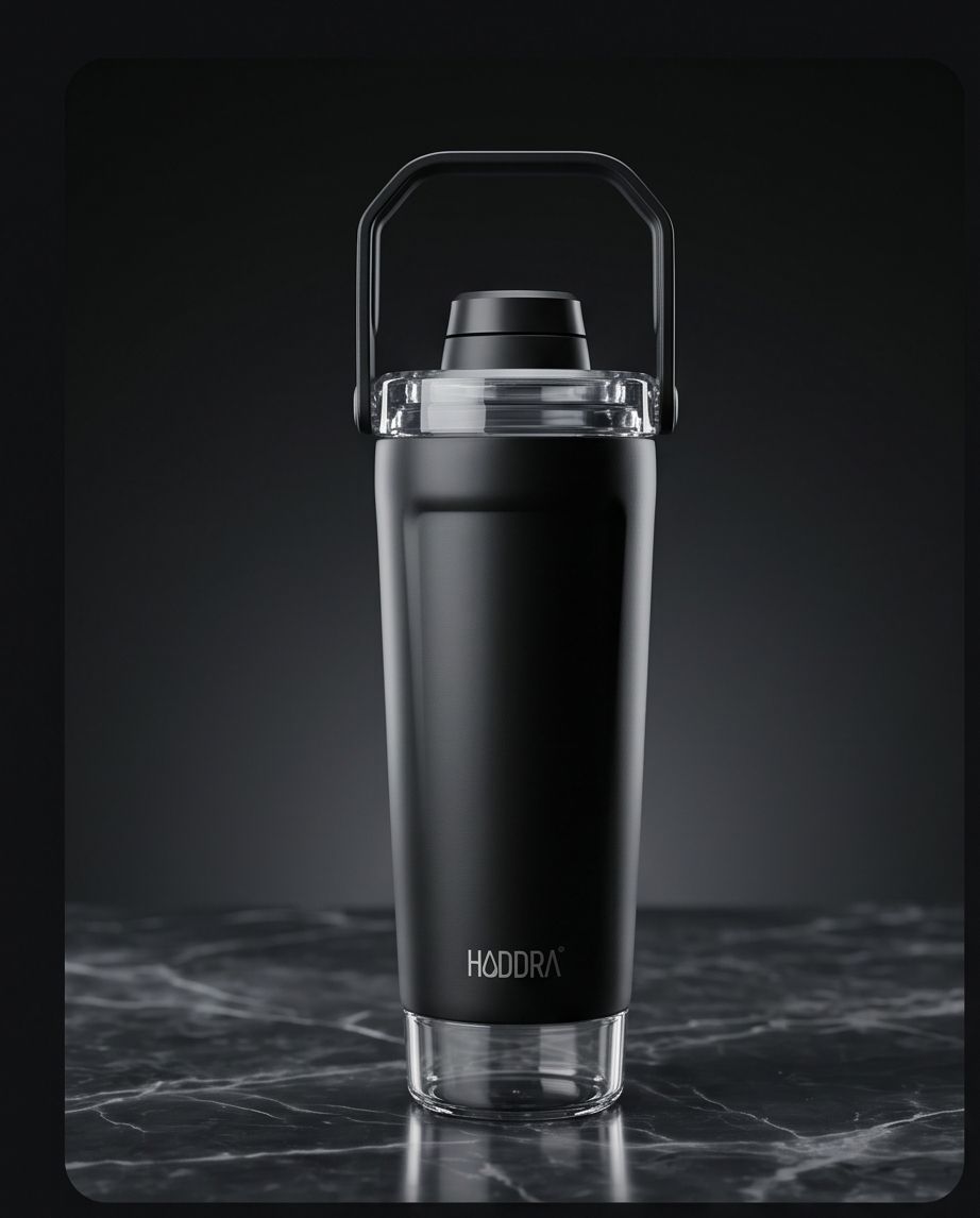Coqueteleira Térmica Hiddra Element 600ml - HC720 Preto