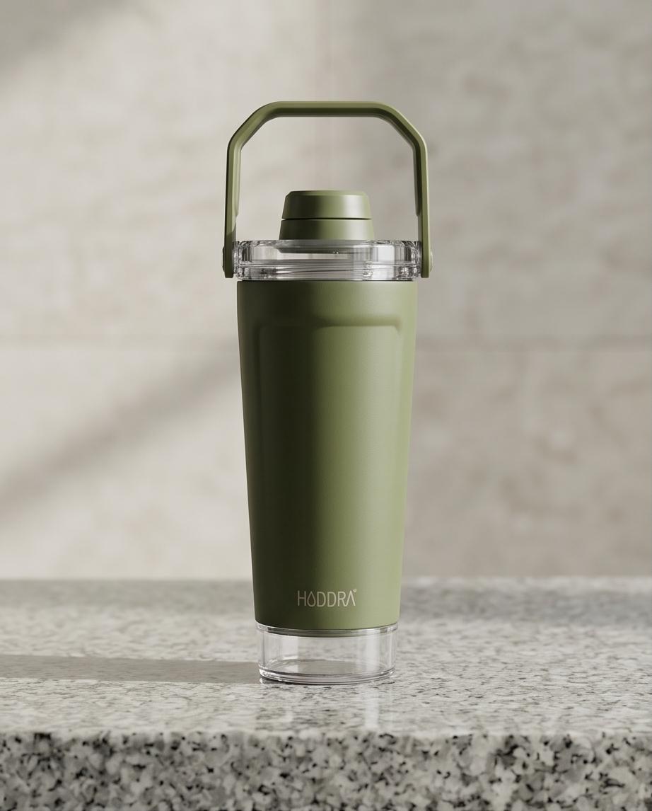 Coqueteleira Térmica Hiddra Element 600ml - HC720 Verde Escuro