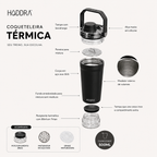 Coqueteleira Térmica Hiddra Element 600ml - HC720 Preto