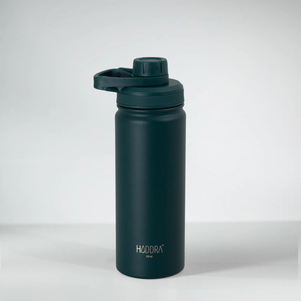 Garrafa Térmica Hiddra Wave - 510ml | Verde Escuro