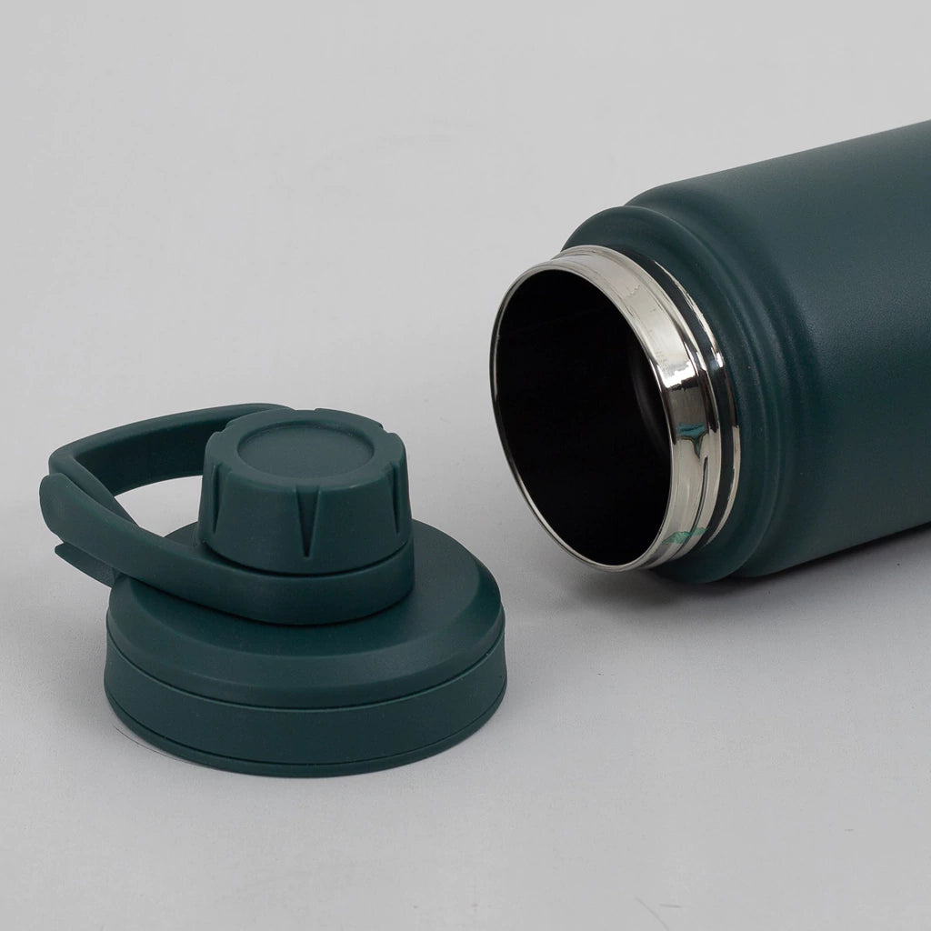 Garrafa Térmica Hiddra Wave - 510ml | Verde Escuro
