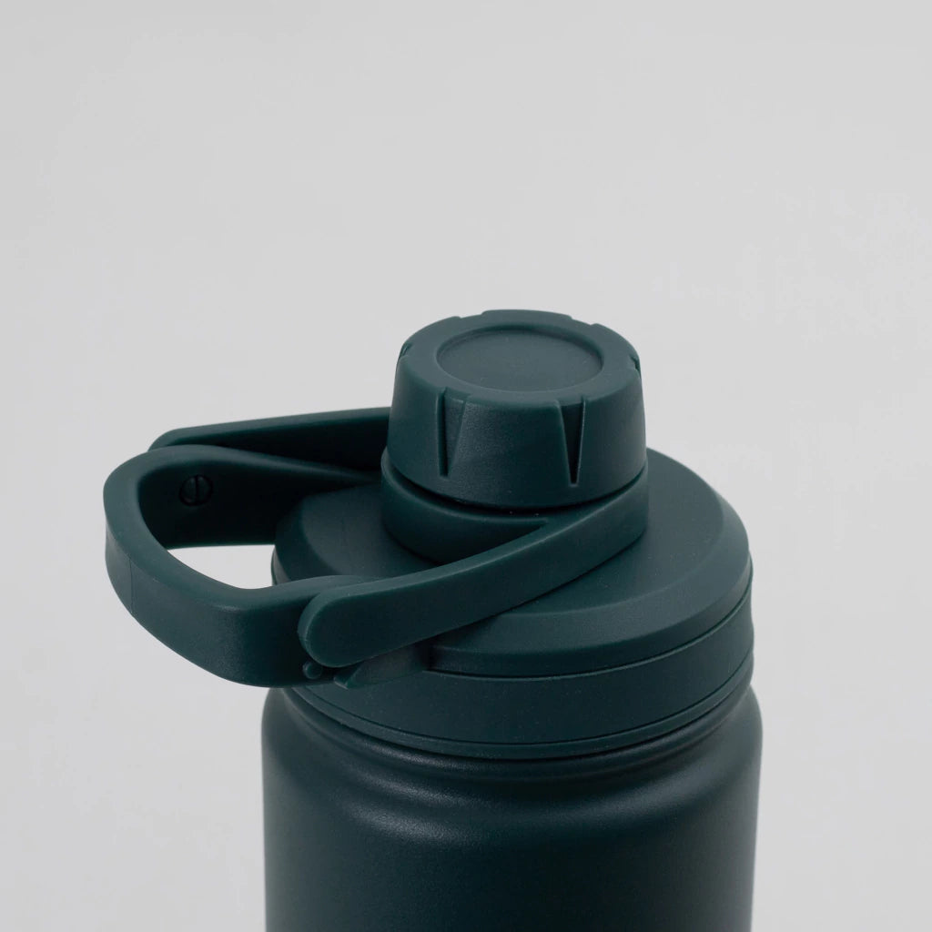 Garrafa Térmica Hiddra Wave - 510ml | Verde Escuro