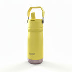 Garrafa Térmica Hiddra 550mL com Canudo  | Amarelo