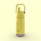 Garrafa Térmica Hiddra 550mL com Canudo  | Amarelo