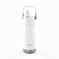 Garrafa Térmica Hiddra 550mL com Canudo  | Branco