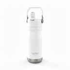 Garrafa Térmica Hiddra 550mL com Canudo  | Branco