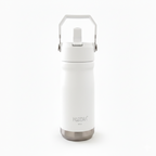 Garrafa Térmica Hiddra 550mL com Canudo  | Branco