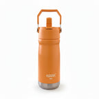 Garrafa Térmica Hiddra 550mL com Canudo  | Laranja