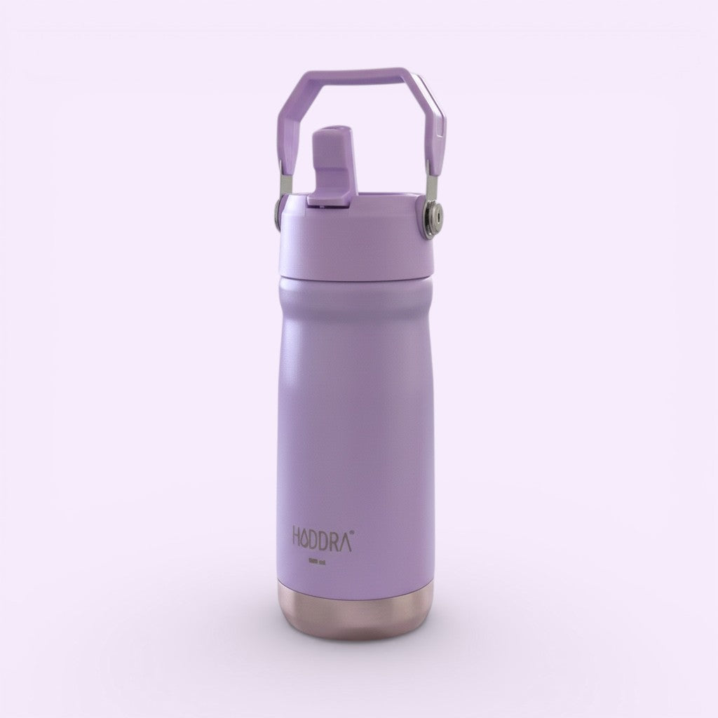 Garrafa Térmica Hiddra 550mL com Canudo  | Lilás
