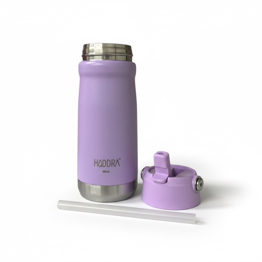Garrafa Térmica Hiddra 550mL com Canudo  | Lilás