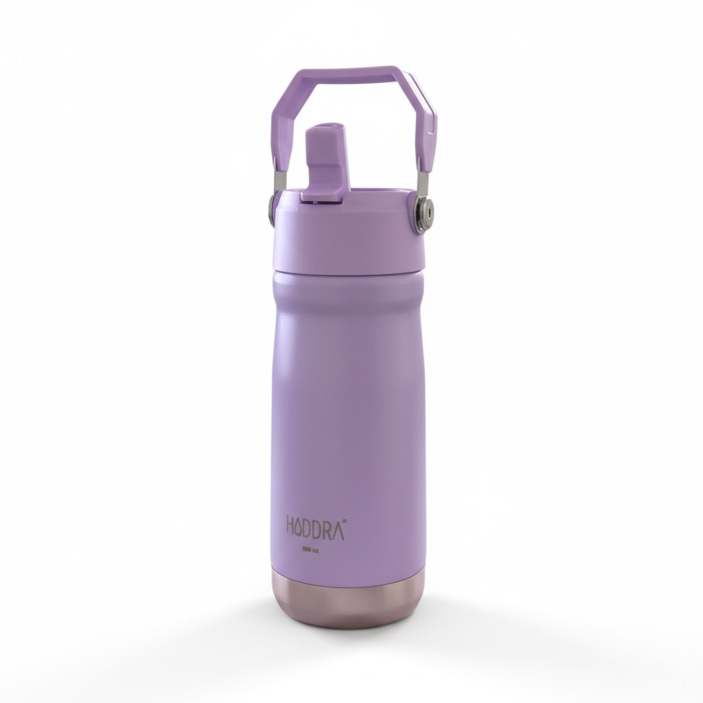 Garrafa Térmica Hiddra 550mL com Canudo  | Lilás