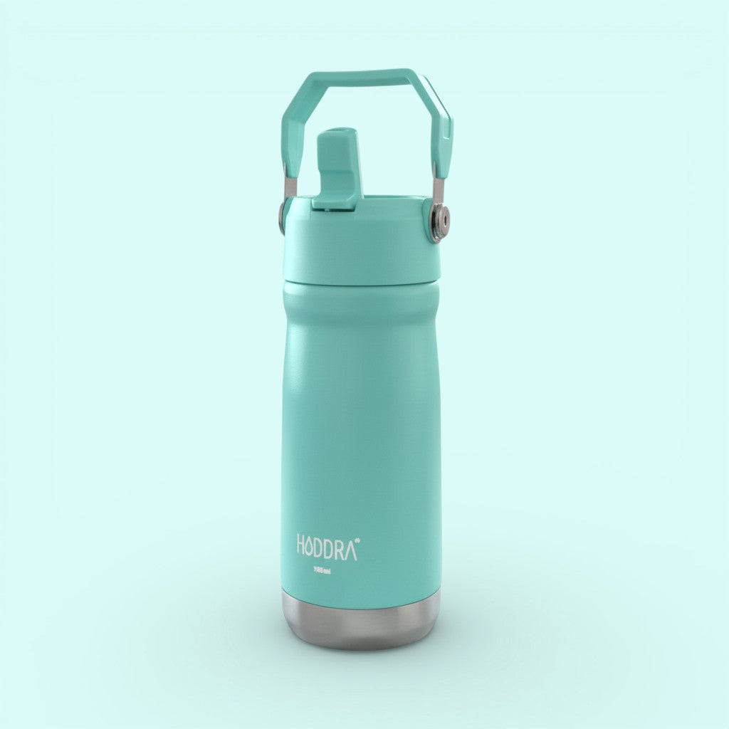 Garrafa Térmica Hiddra 550mL com Canudo  | Turquesa