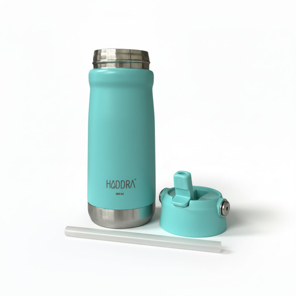 Garrafa Térmica Hiddra 550mL com Canudo  | Turquesa