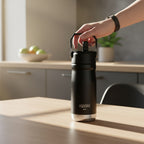 Garrafa Térmica Hiddra 550mL com Canudo  | Preto