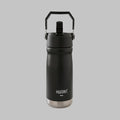 Garrafa Térmica Hiddra 550mL com Canudo  | Preto