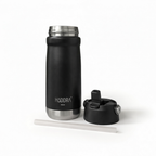 Garrafa Térmica Hiddra 550mL com Canudo  | Preto