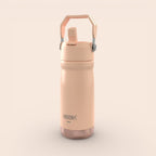 Garrafa Térmica Hiddra 550mL com Canudo  | Pêssego