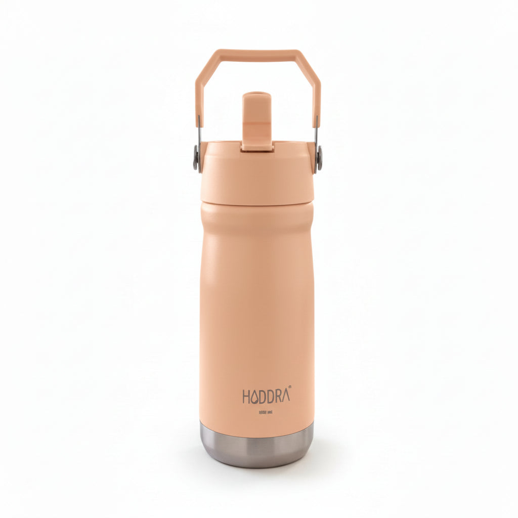 Garrafa Térmica Hiddra 550mL com Canudo  | Pêssego