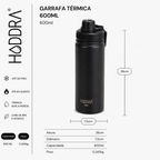 Garrafa Térmica Hiddra 600ml - H600 Inox