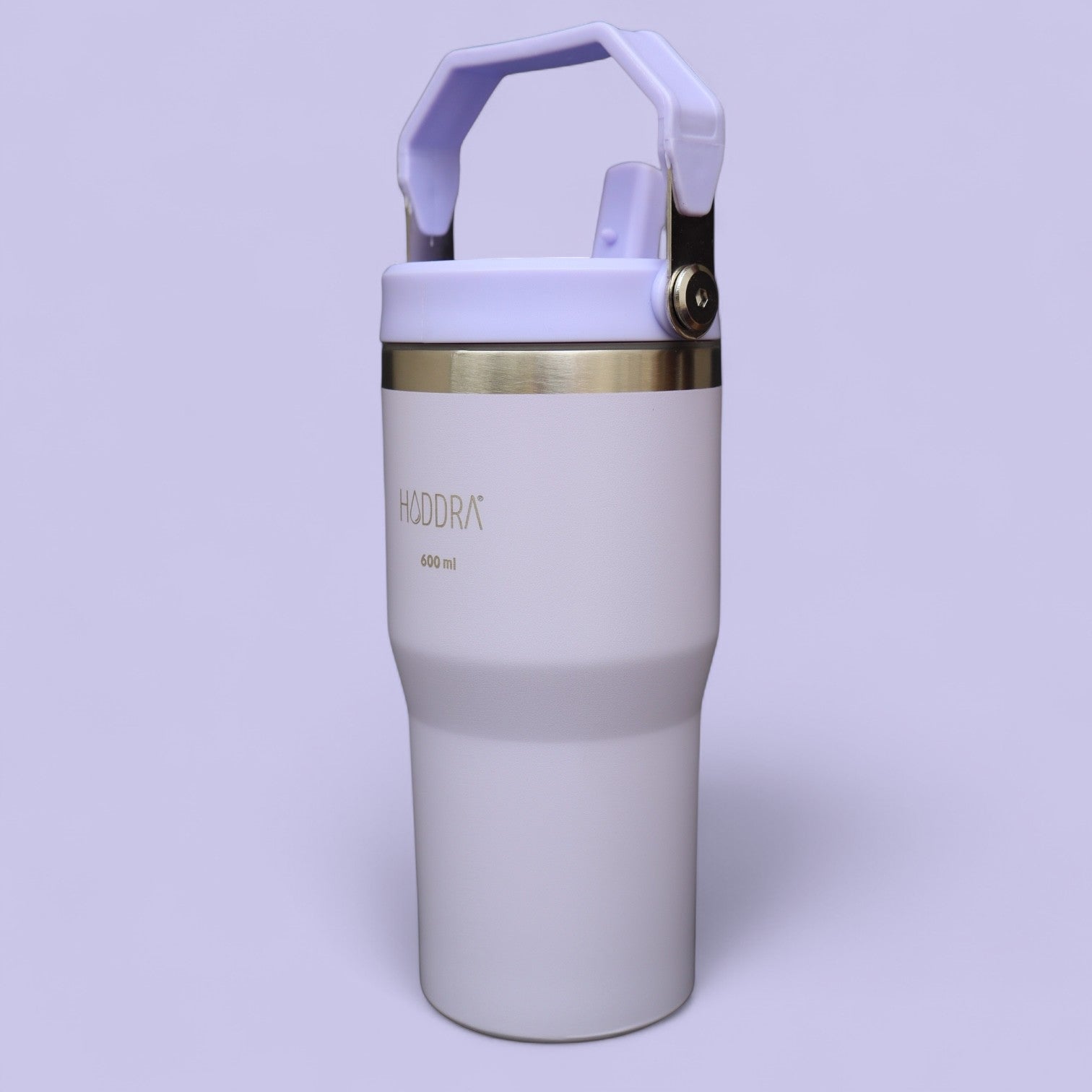 Copo Térmico Hiddra 600ml com Alça e Canudo - Lilás