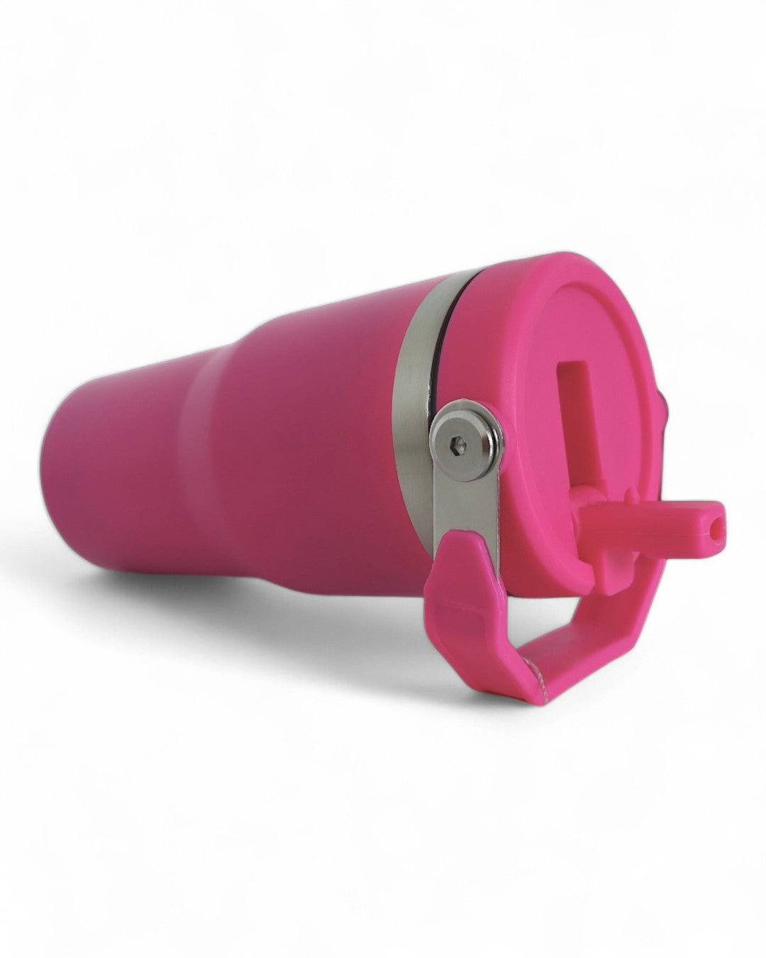 Copo Térmico Hiddra 600ml com Alça e Canudo - Pink