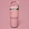 Copo Térmico Hiddra 600ml com Alça e Canudo - Rosa