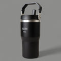 Copo Térmico Hiddra 600ml com Alça e Canudo - PRETO