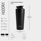 Coqueteleira Térmica com Misturador Hiddra 700ml - Rosa