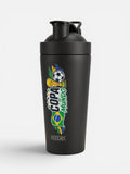 Coqueteleira Térmica com Misturador Hiddra 700ml EDIÇÃO COPA DO MUNDO - Preto