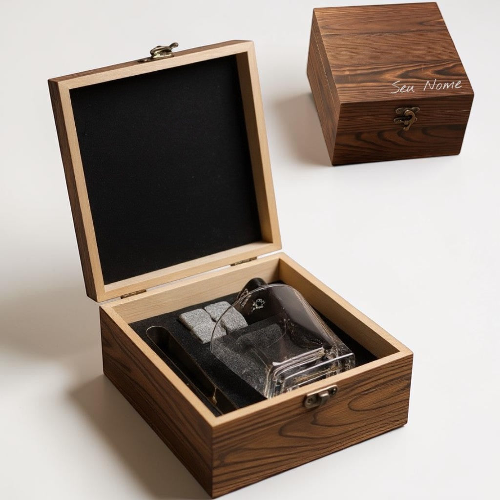 Copo de Vidro Kit Drink 5 Peças Copo Whisky