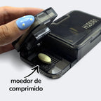 Porta Comprimidos 3 in 1 com Cortador e Macerador | Branco