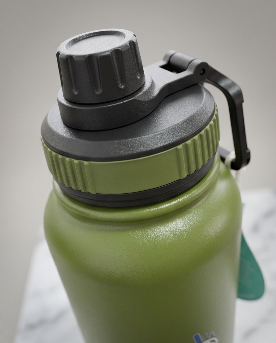 Garrafa Térmica Hiddra EDIÇÃO COPA DO MUNDO - 1200ml | Verde Militar