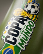 Garrafa Térmica Hiddra EDIÇÃO COPA DO MUNDO - 1200ml | Verde Militar