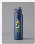 Garrafa Térmica Hiddra 850ml EDIÇÃO COPA DO MUNDO - Azul Escuro