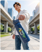 Garrafa Térmica Hiddra 850ml EDIÇÃO COPA DO MUNDO - Azul Escuro