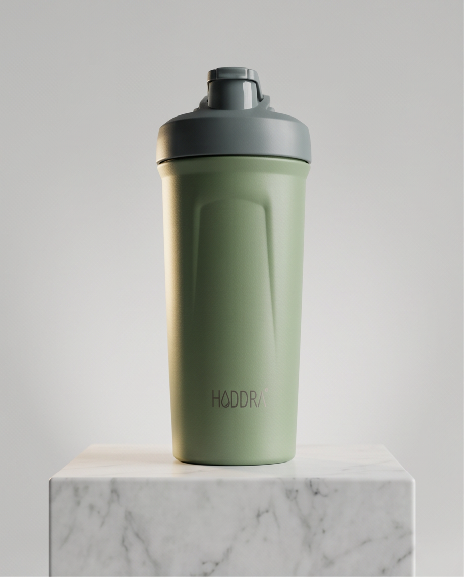 Coqueteleira Térmica Hiddra 600ml - HC610 Verde Militar