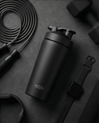 Coqueteleira Térmica com Misturador Hiddra 700ml - Preto