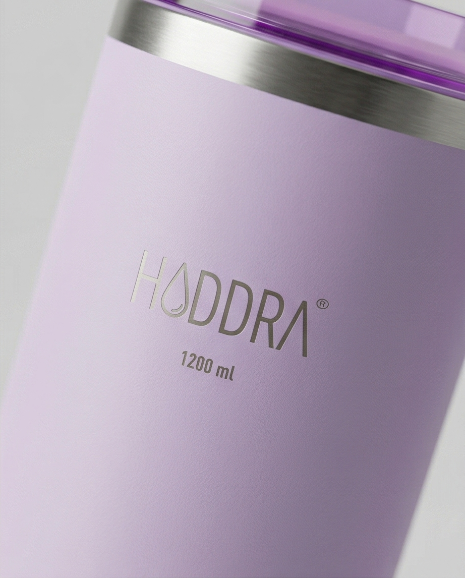 Copo Térmico com Canudo INOX Hiddra 1200ml - H580 Lilás